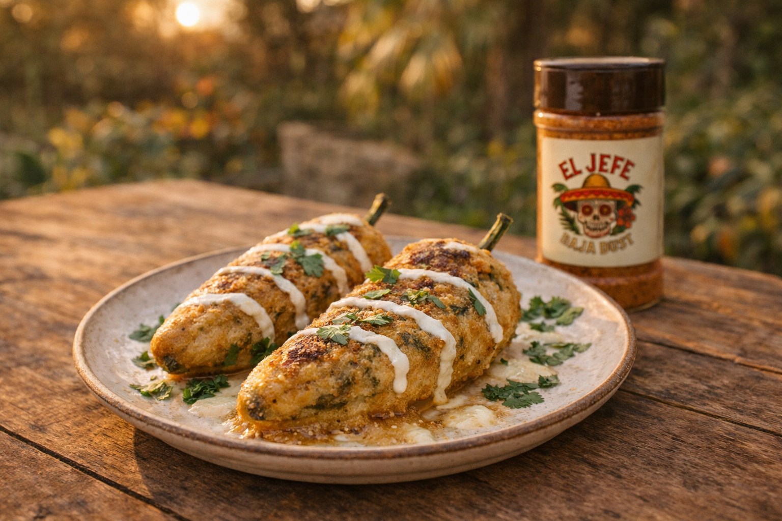 El Jefe Smoked Chile Rellenos