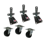 Wheel Kit for UDS - 55 gal heavy duty with 3 inch locking casters