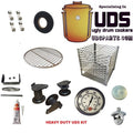 Heavy Duty UDS parts kit for 55 gallon drum smoker