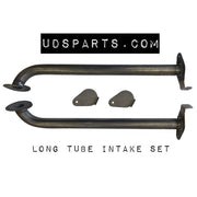 LONG TUBE 1-1/2 Stack Style Tear Drop Air Inlet Bolt-ON w/ blades